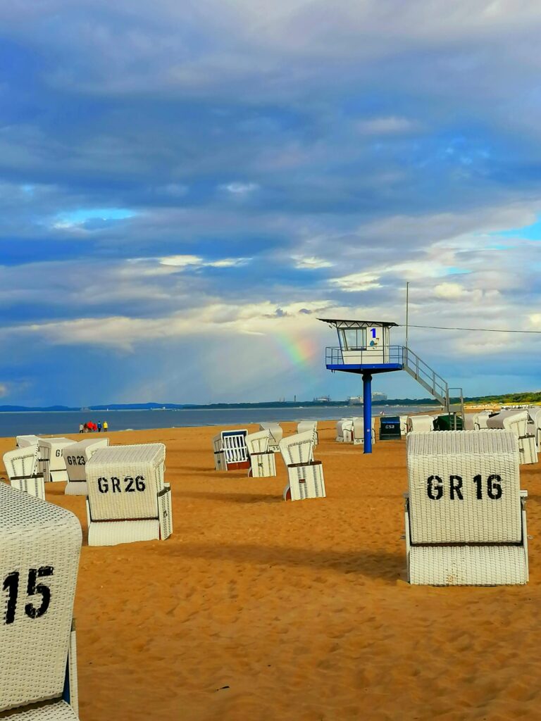 Strandkörbe an der Ostsee